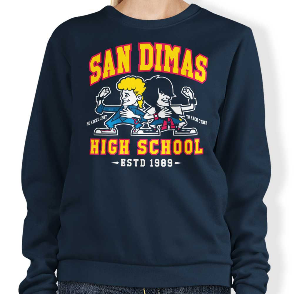 San Dimas High School Crewneck Sweatshirt for All Sizes