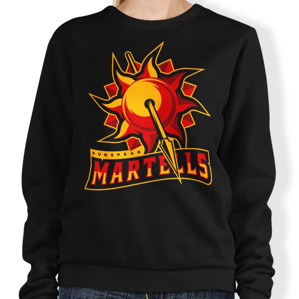 Mitch Ludwig's Go Sunspears Crewneck Sweatshirt - Comfortable in S to 4XL