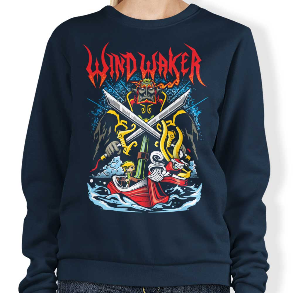 Dracula Byte's 'Bring the Wind' Crewneck Sweatshirt for All Sizes