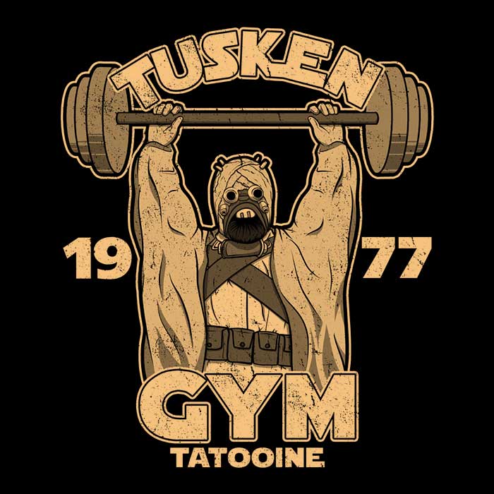 Jozvoz Tusken Gym Crewneck Sweatshirt in S - 4XL Sizes
