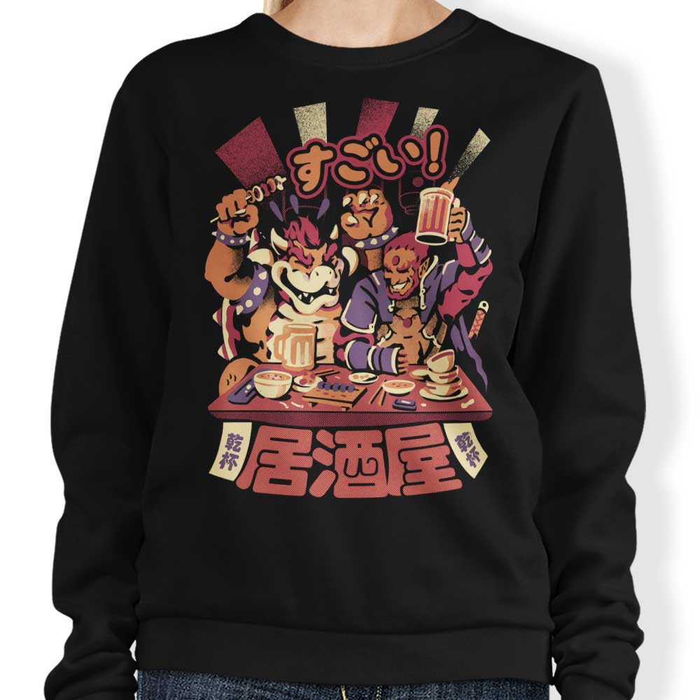 Ilustrata's Villains Izakaya Comfortable Crewneck Sweatshirt
