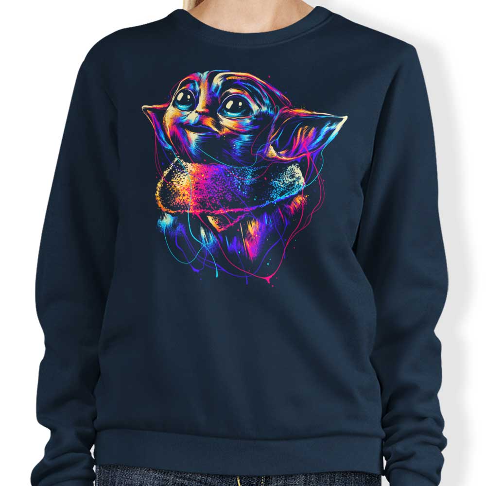 Colorful Children's Crewneck Sweatshirt by Glitchygorilla
