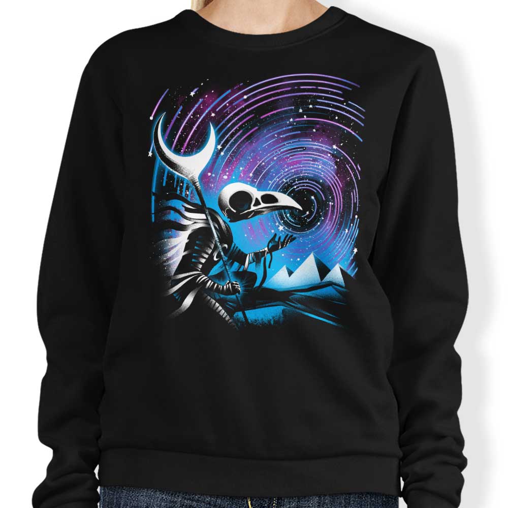 Alemaglia's Starry Traces Crewneck Sweatshirt in S - 4XL Sizes
