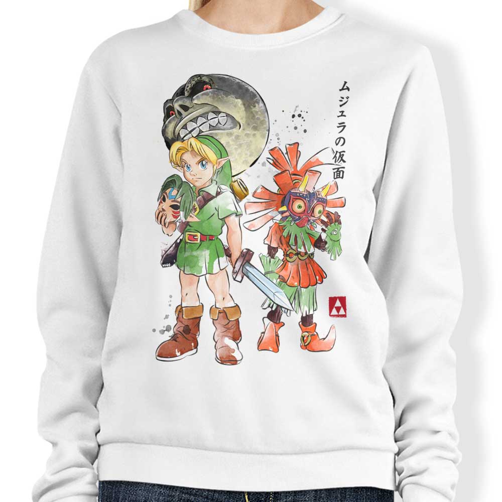 Dr. Monekers' Termina Watercolor Crewneck Sweatshirt in S - 4XL Sizes