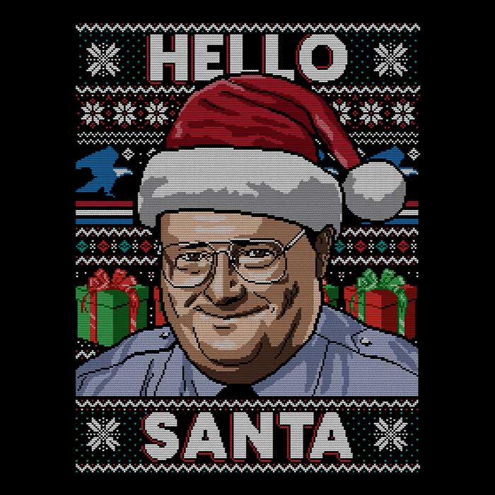 CoD Designs' Comfortable Hello Santa Crewneck Sweatshirt, S - 4XL