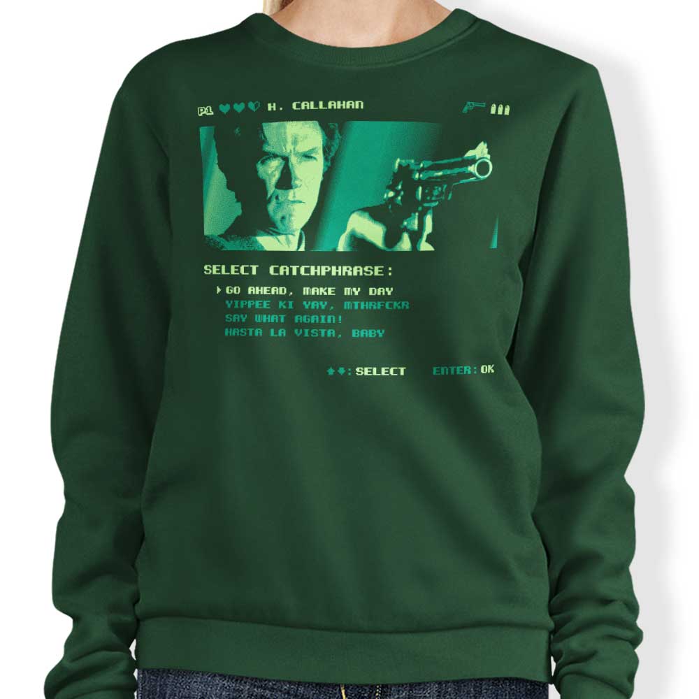 Teesgeex 'Make My Day' Crewneck Sweatshirt for All Sizes