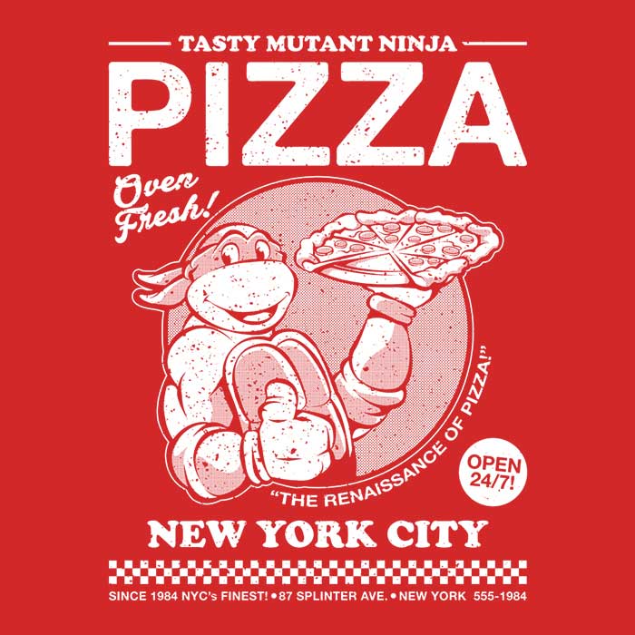 Delicious Mutant Ninja Pizza Crewneck Sweatshirt - S to 4XL Sizes