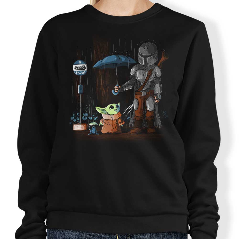 Comfortable 'My Neighbor Mando' Crewneck Sweatshirt in S - 4XL Sizes