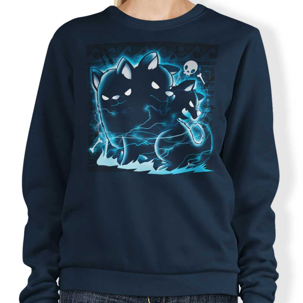 Vallina84's Comfortable Cerberus Crewneck Sweatshirt in S - 4XL