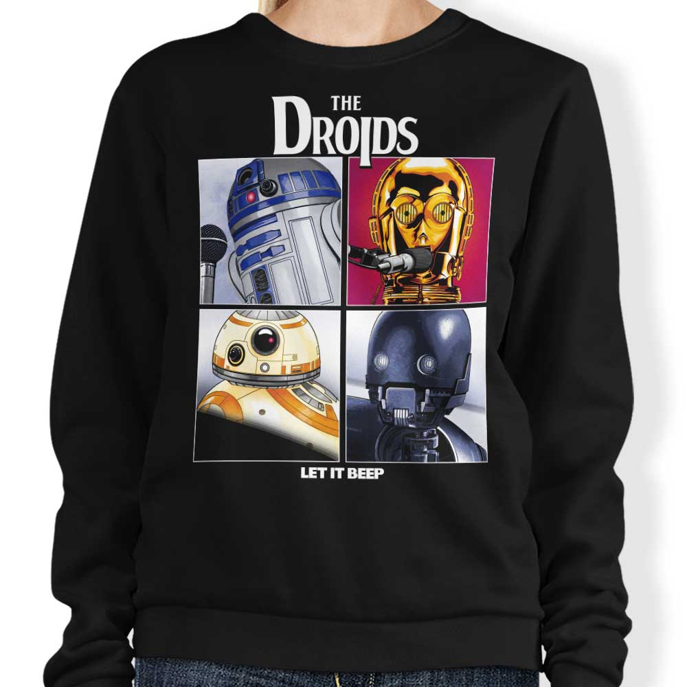 CappO's Comfortable Let it Beep Crewneck Sweatshirt in S - 4XL