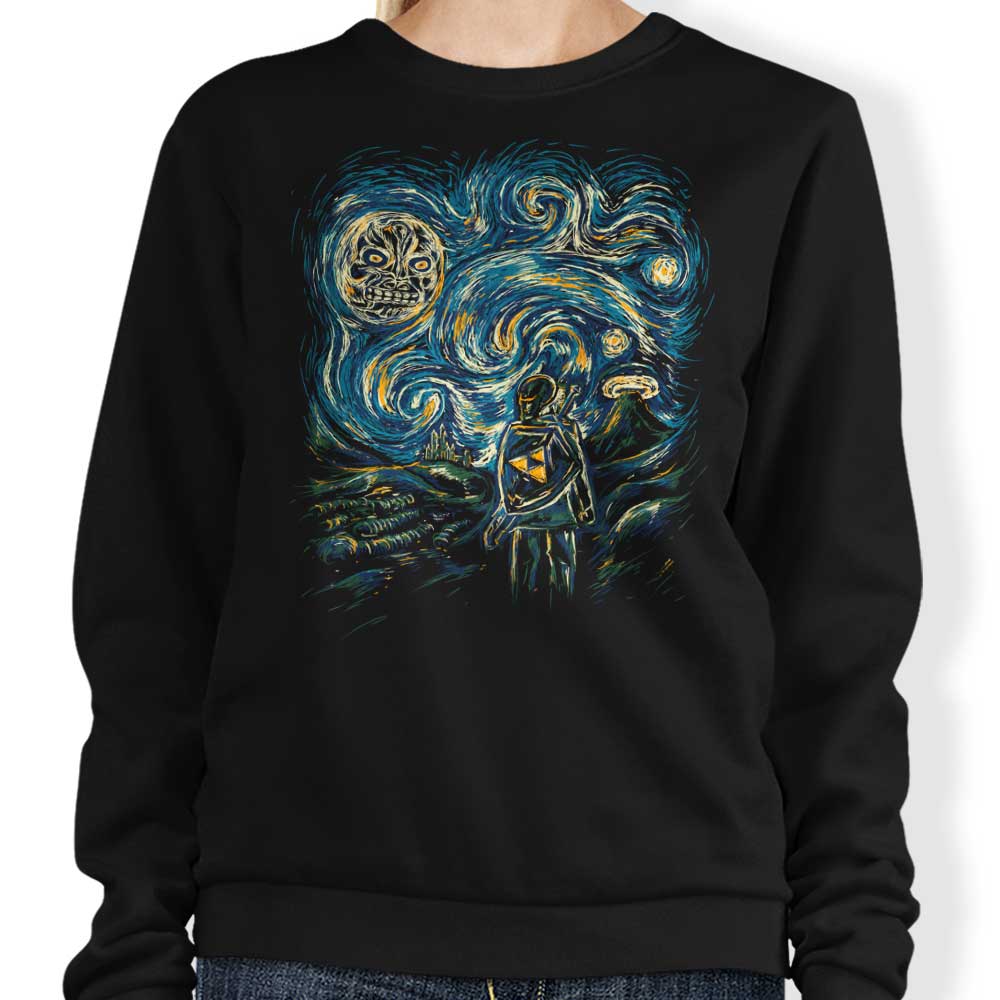 Twenty27 Design's Cozy Hylian Night Sweatshirt for a Stylish Look