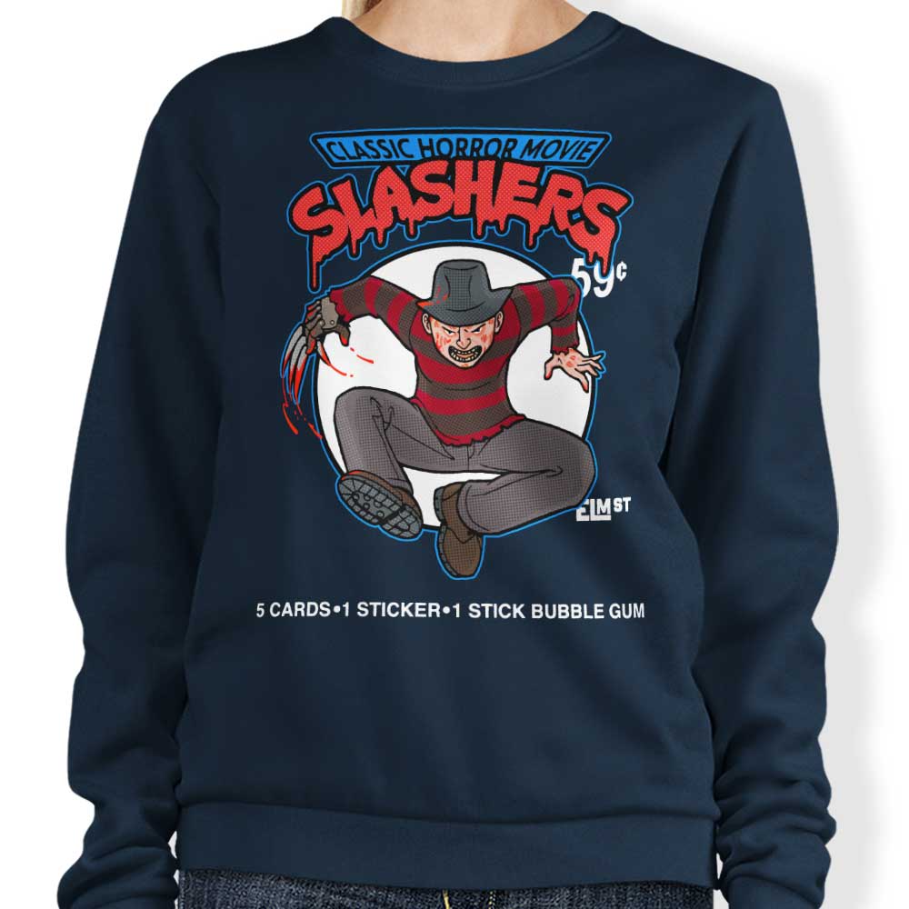 Classic Nightmare Slashers Crewneck Sweatshirt - Comfortable and Durable Apparel