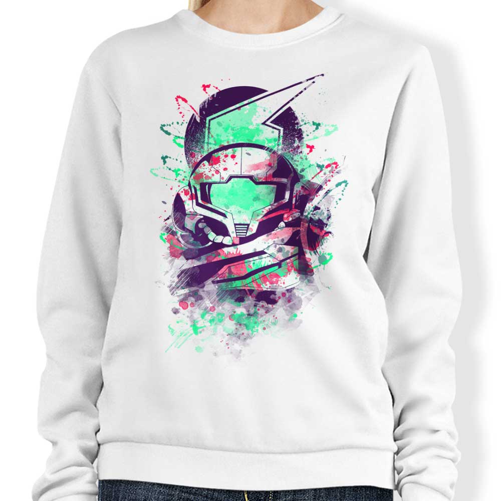 Donnie Illustrations' Watercolor Bounty Hunter Stylish Sweatshirt