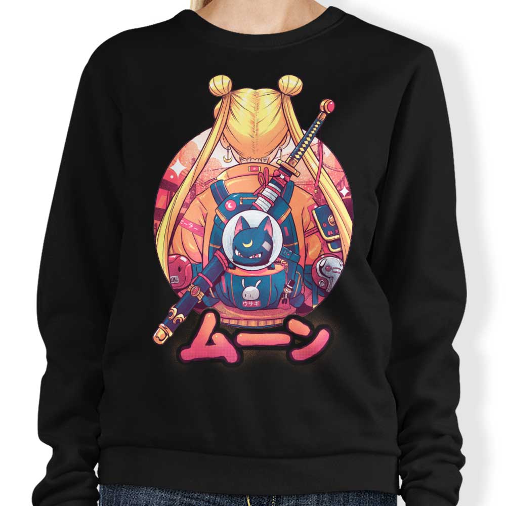 Bruno Mota's Comfortable Winter Moon Crewneck Sweatshirt
