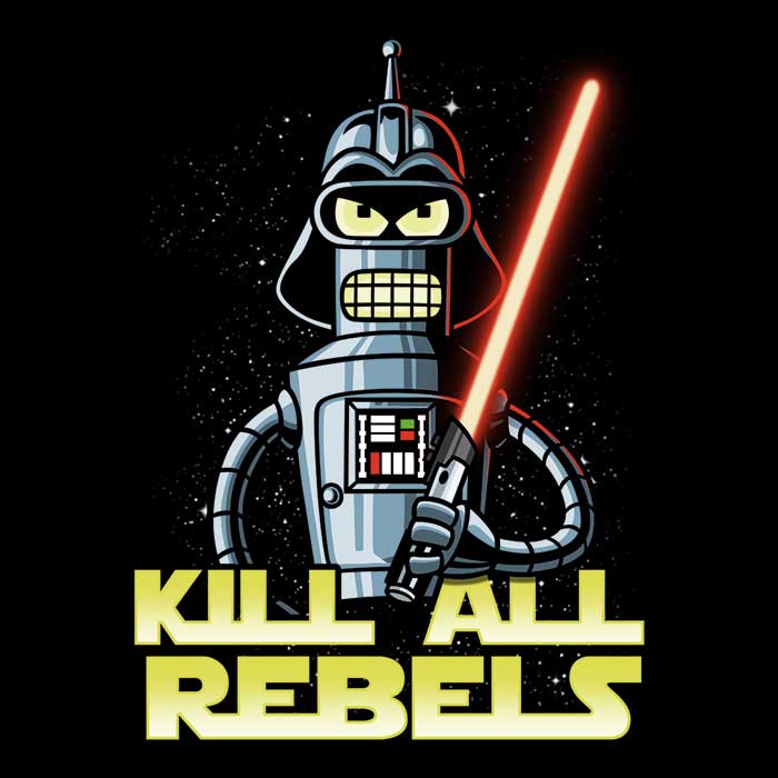Firebeard Kill All Rebels Crewneck Sweatshirt for Men and Women