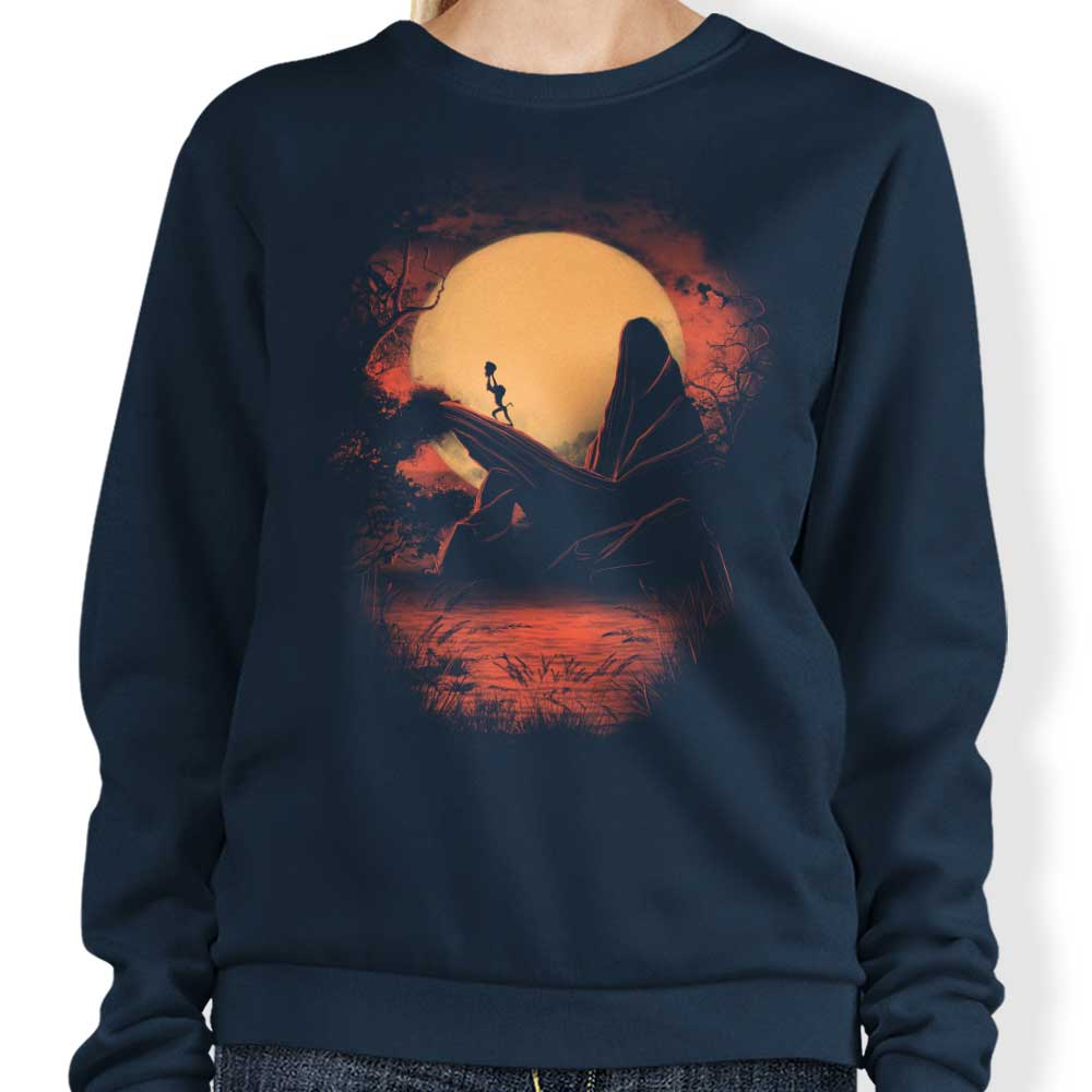 King Silhouette Classic Crewneck Sweatshirt by FanFabio