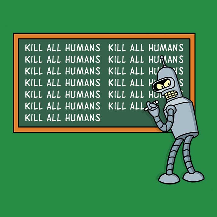 Not Kill All Humans - Comfortable Crewneck Sweatshirt for All Sizes