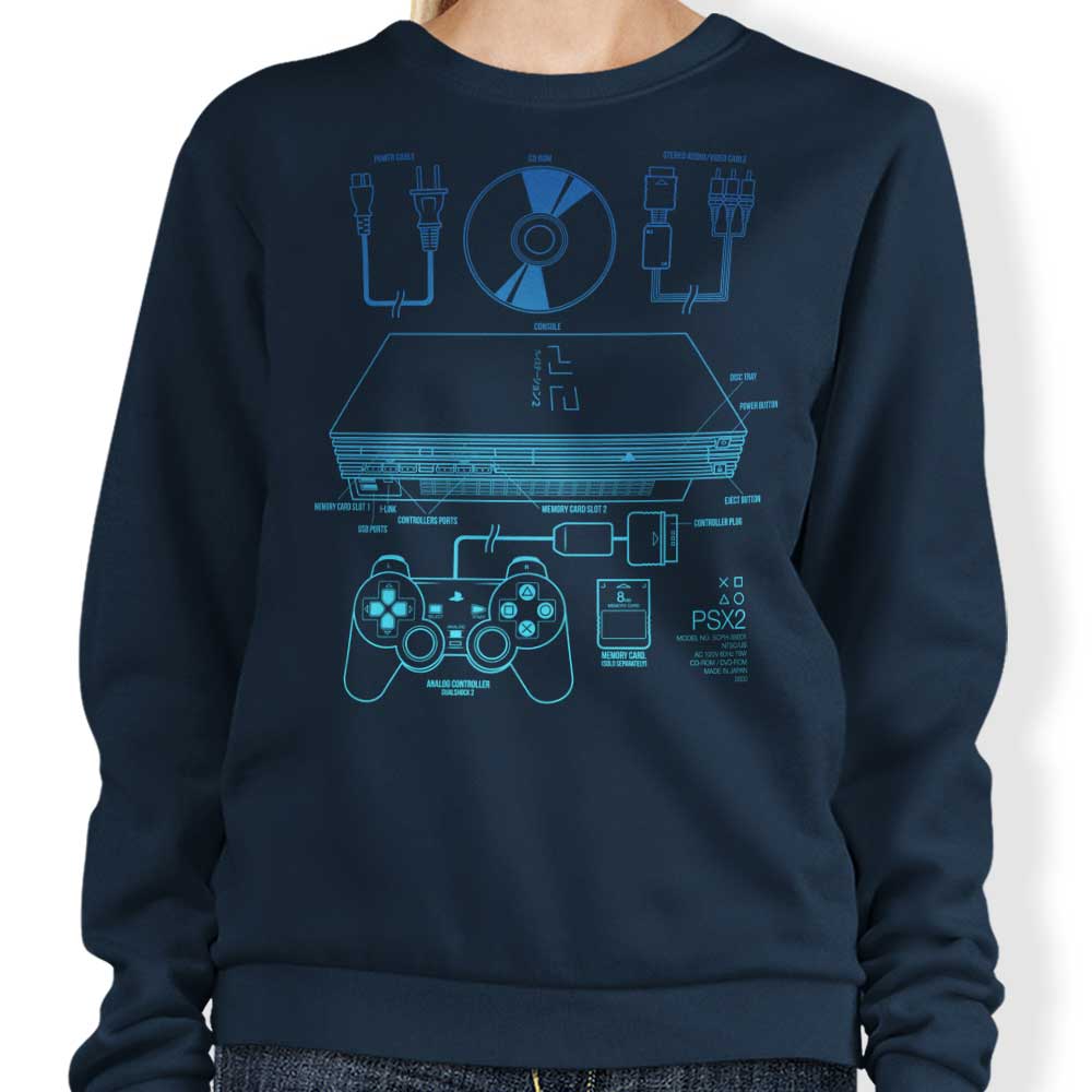 Adam Works PSX2 Crewneck Sweatshirt in S - 4XL Sizes
