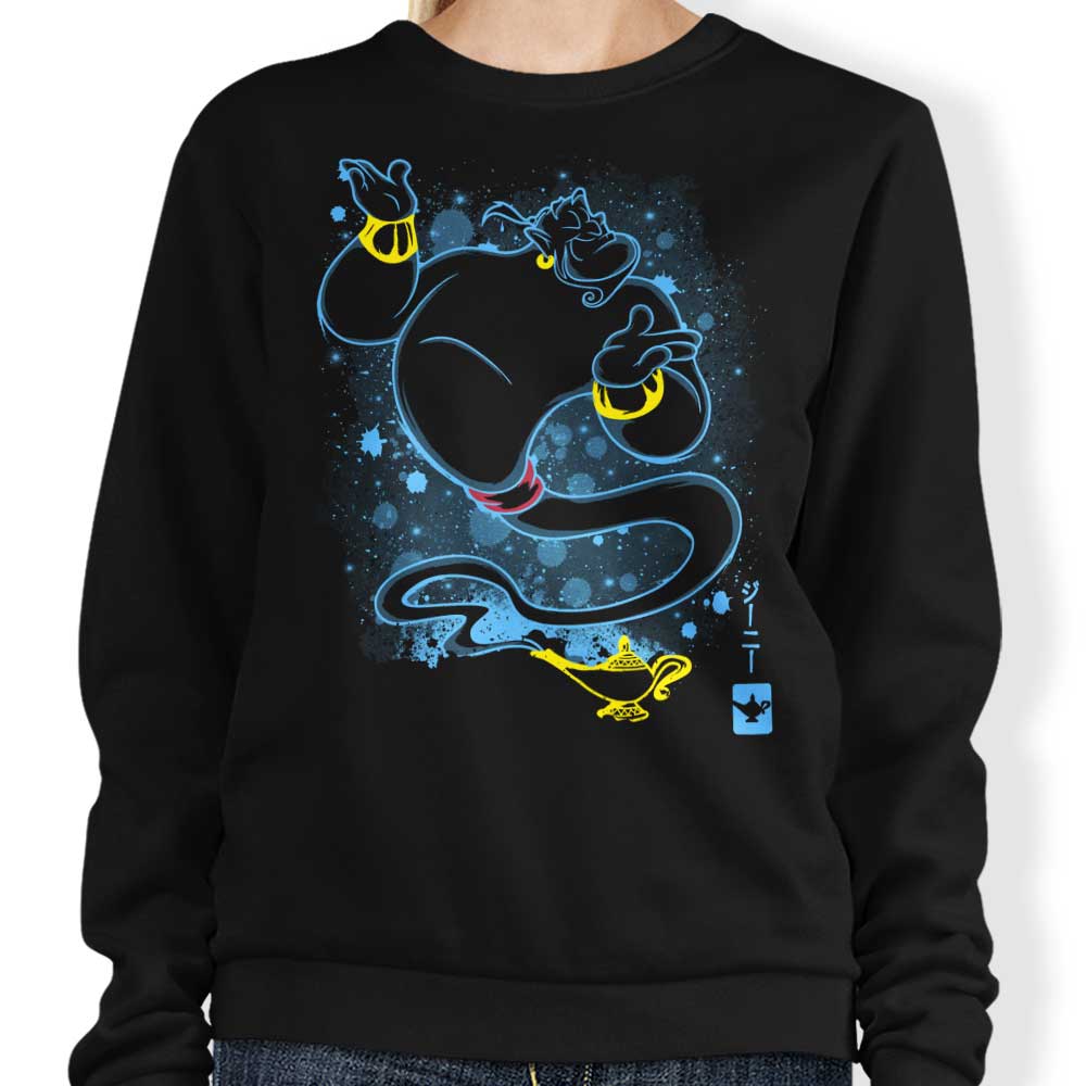 Soulkr's Comfortable The Genie Crewneck Sweatshirt in S - 4XL Sizes