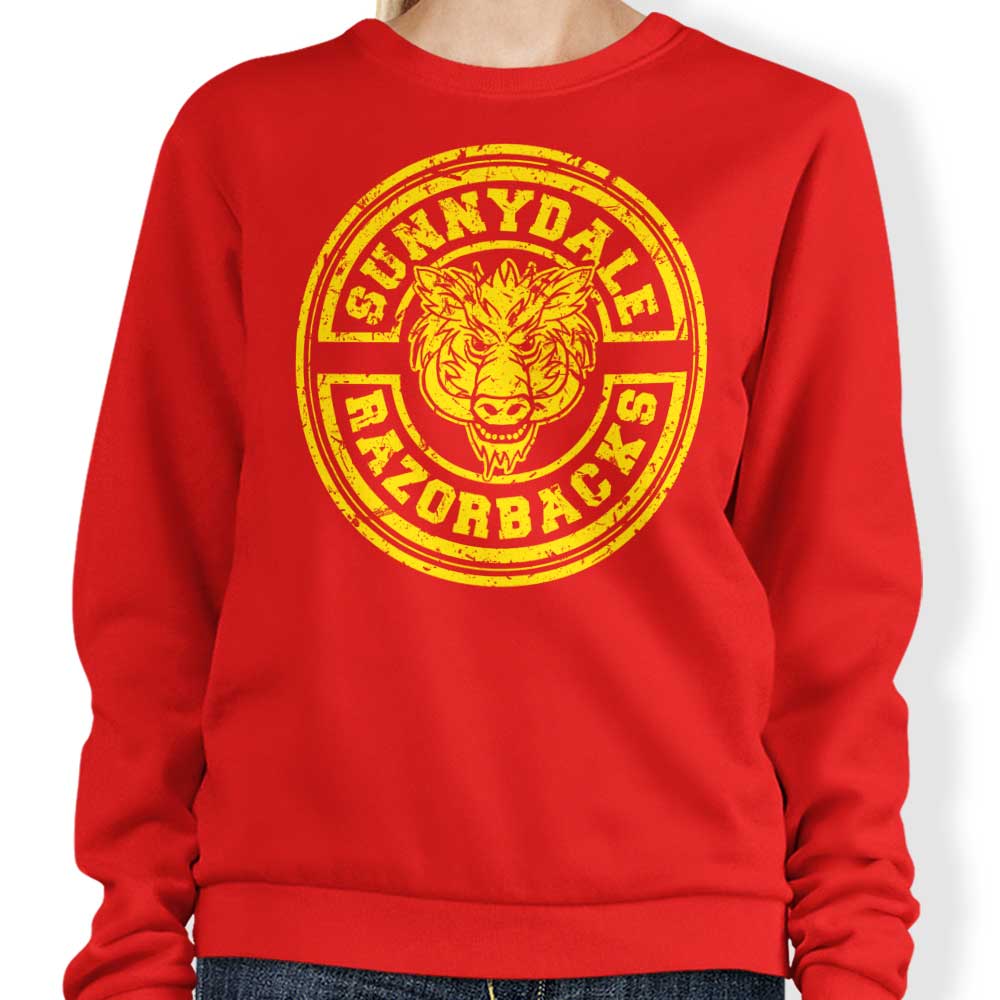 Sunnydale Razorbacks Fan-Favorite Crewneck Sweatshirt by Fan Freak