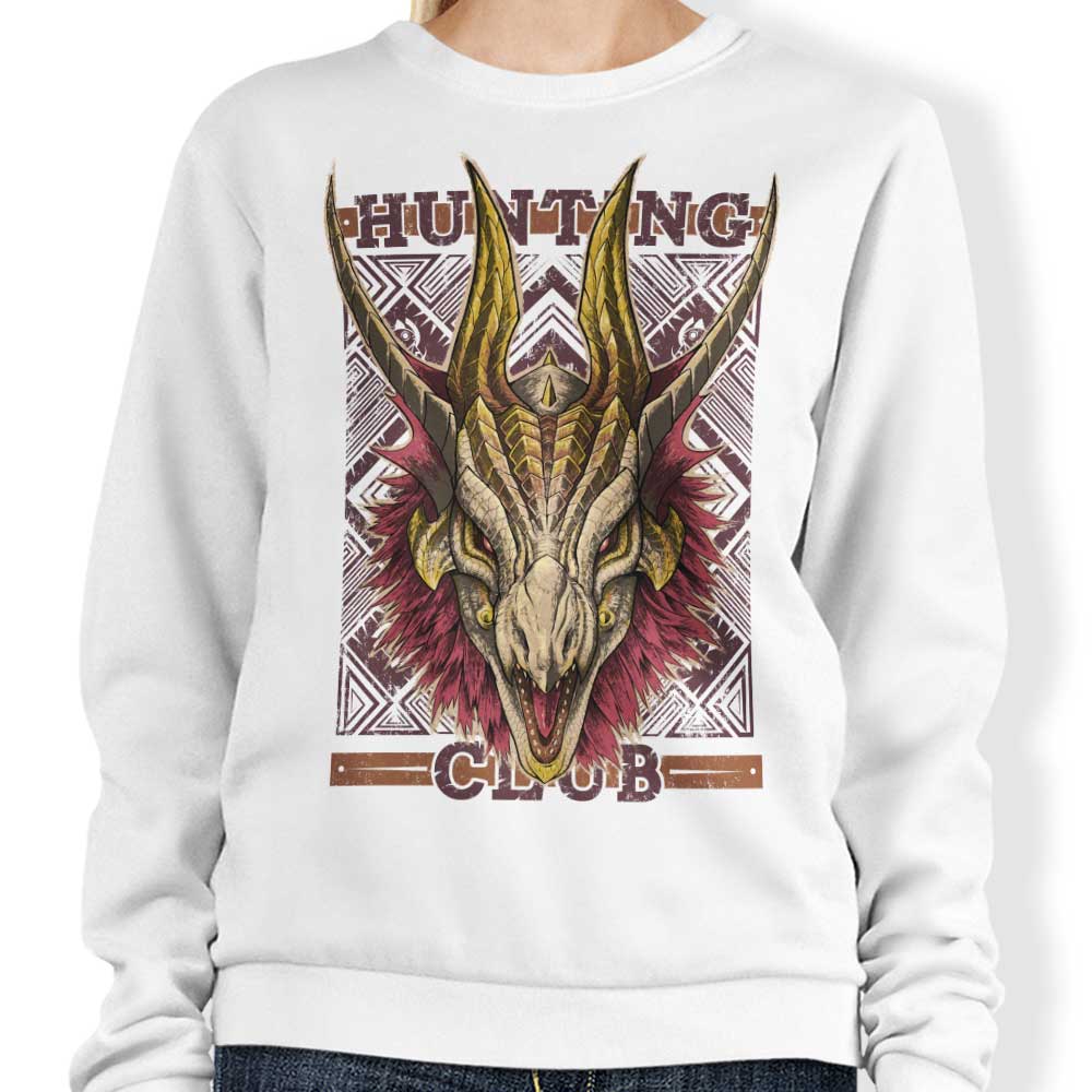 Adam Works Hunting Club Malzeno Men's and Women's Crewneck Sweatshirt for Outdoor Enthusiasts