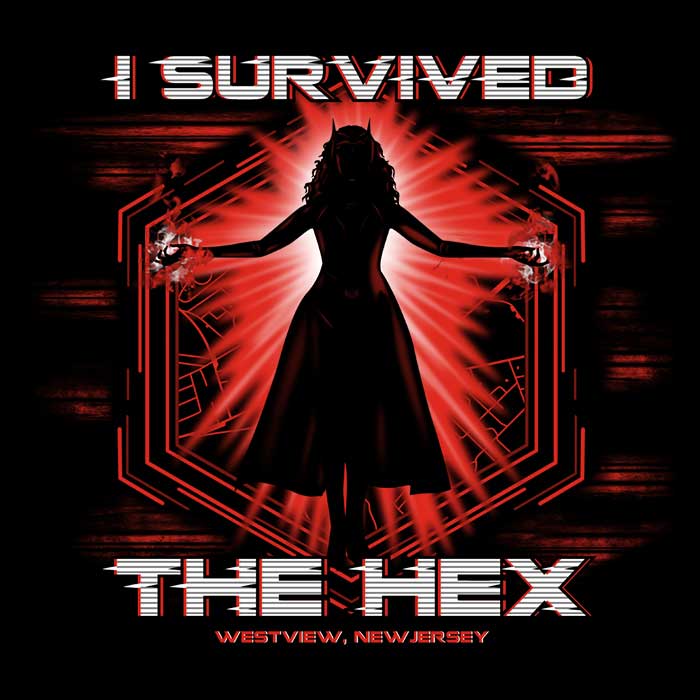 Prime Premne Design - 'I Survived the Hex' Comfortable Crewneck Sweatshirt