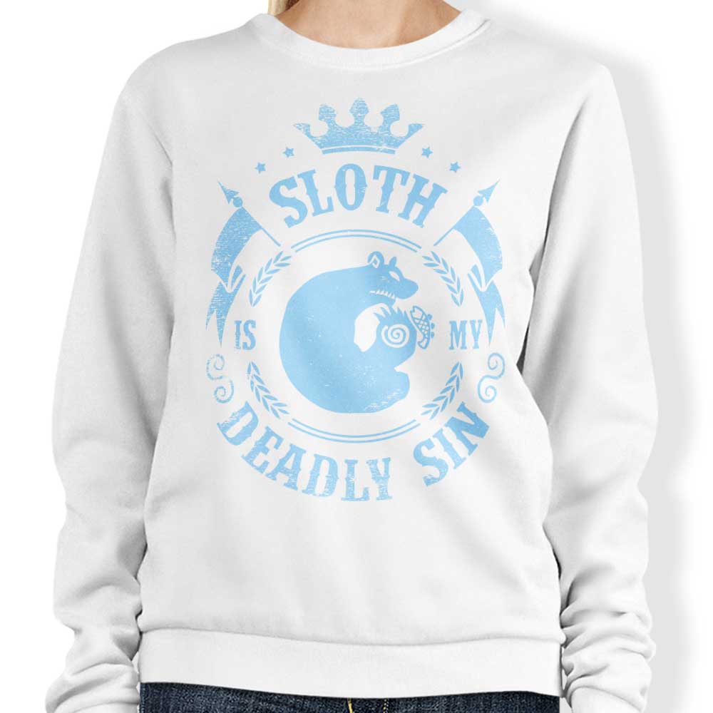 Typhoonic Art's 'Sloth is My Sin' Crewneck Sweatshirt - A Comfortable and Stylish Garment