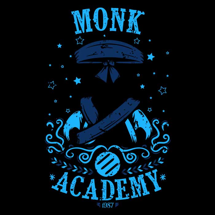 Soulkr's Monk Academy Crewneck Sweatshirt for All Sizes