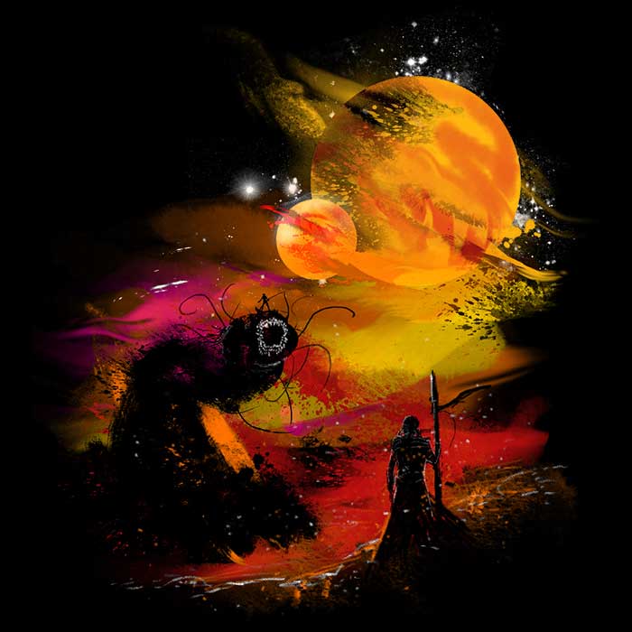Kharmazero's Arrakis Sunset Crewneck Sweatshirt - Comfortable & Durable