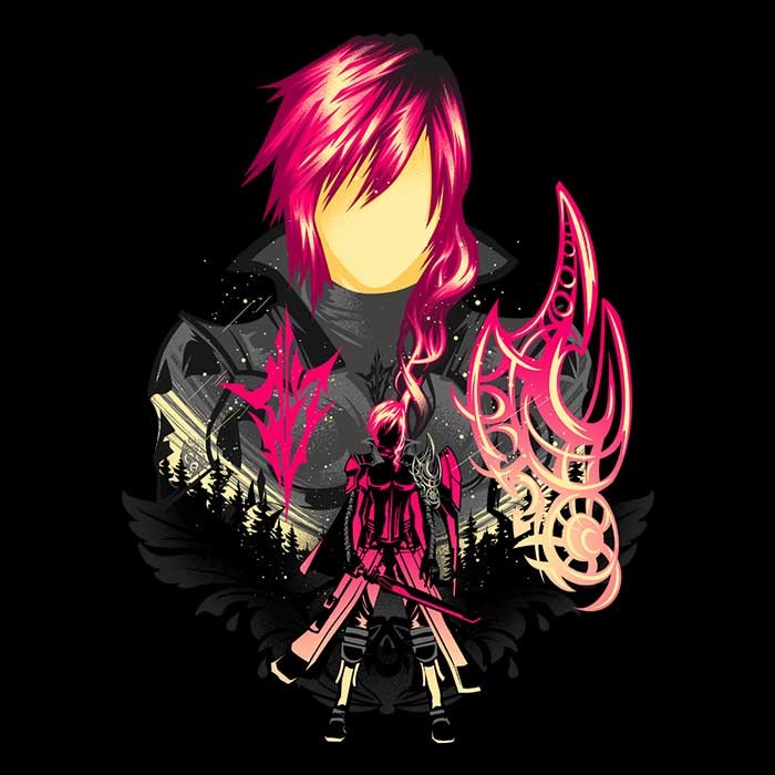 Stylish Pink Lightning Print Sweatshirt