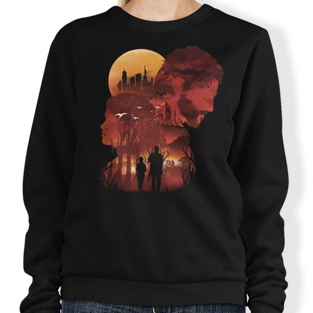 Dandingeroz's Last Silhouette Crewneck Sweatshirt - Comfortable and Durable