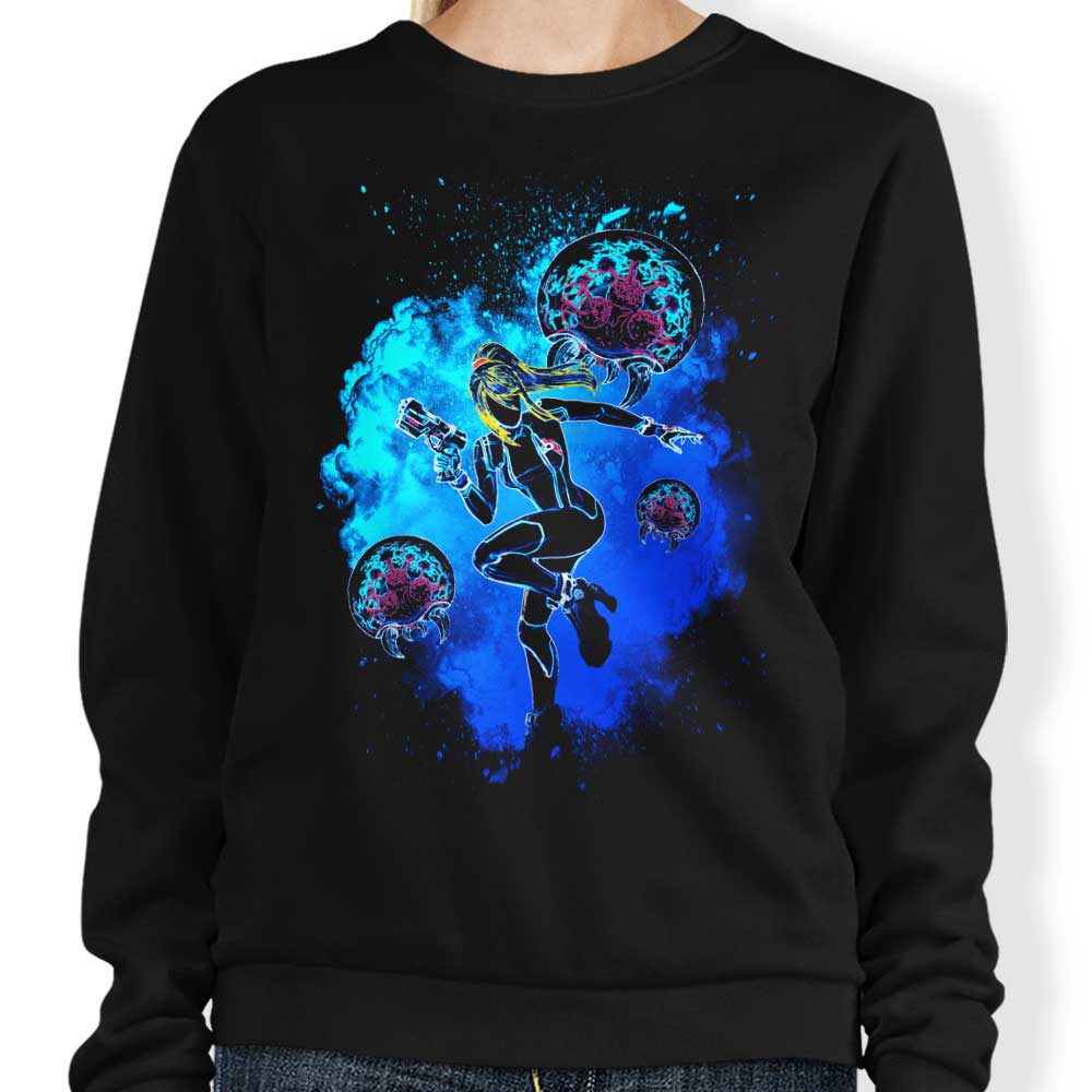 Comfortable Donnie Illustrations' Zero Suit Soul Crewneck Sweatshirt