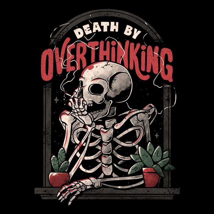 Overthinking-induced Stress Relief - Stylish Sweatshirt by Edu.ely