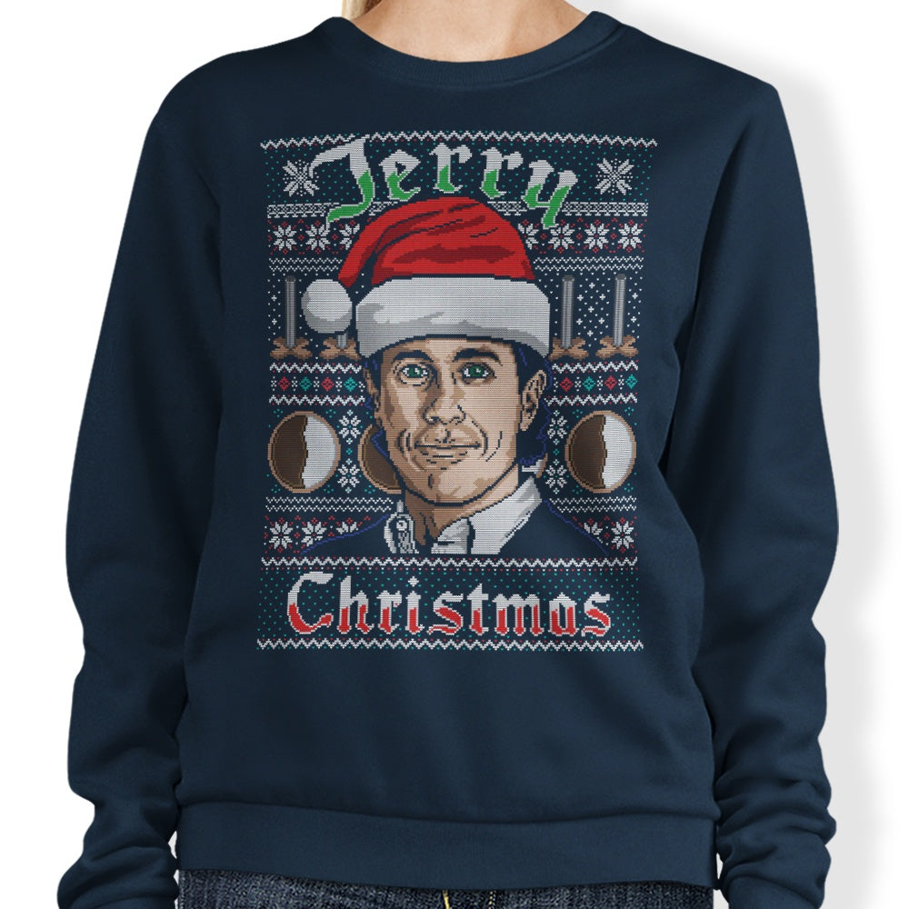 A Super Merry Jerry Christmas Crewneck Sweatshirt by CoD Designs