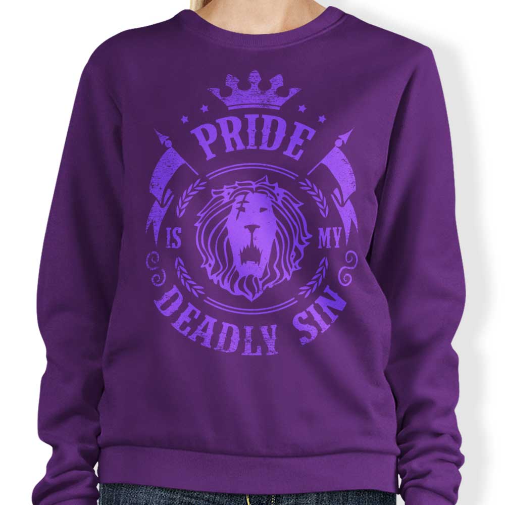 Typhoonic Art's 'Pride is My Sin' Comfortable Crewneck Sweatshirt