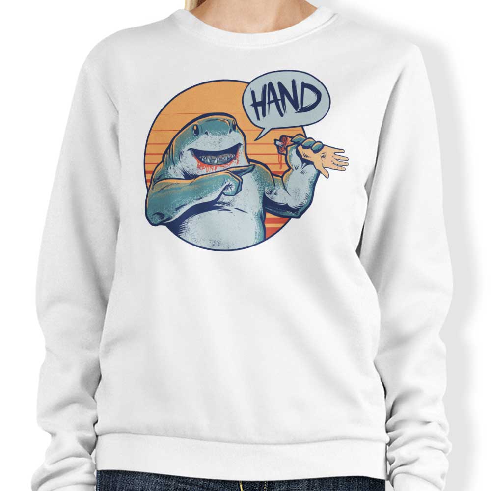 Gleydson Art Hand Crewneck Sweatshirt for Men and Women in Sizes from S to 4XL