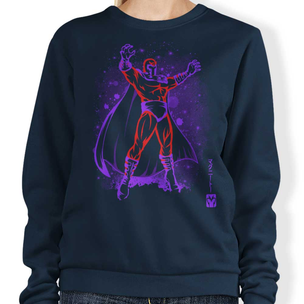 Soulkr's Magnetic Field Crewneck Sweatshirt in S - 4XL Sizes