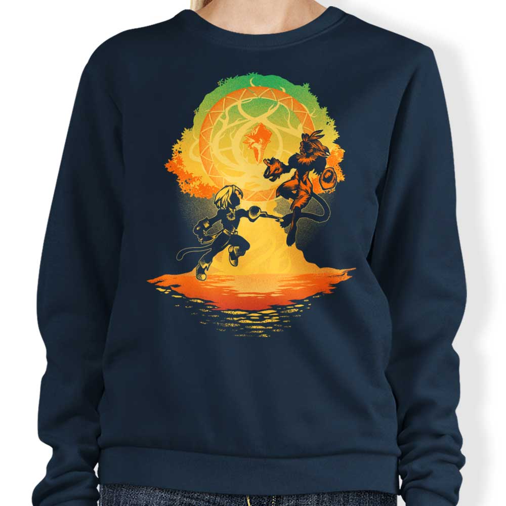 Hypertwenty's Battle of Destiny Crewneck Sweatshirt - Ideal for All-Day Wear