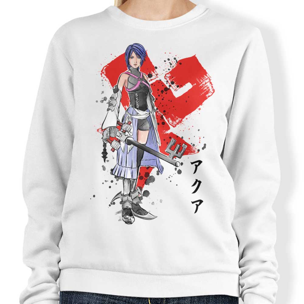 Watercolor Keyblade Master Crewneck Sweatshirt - Comfortable S - 4XL