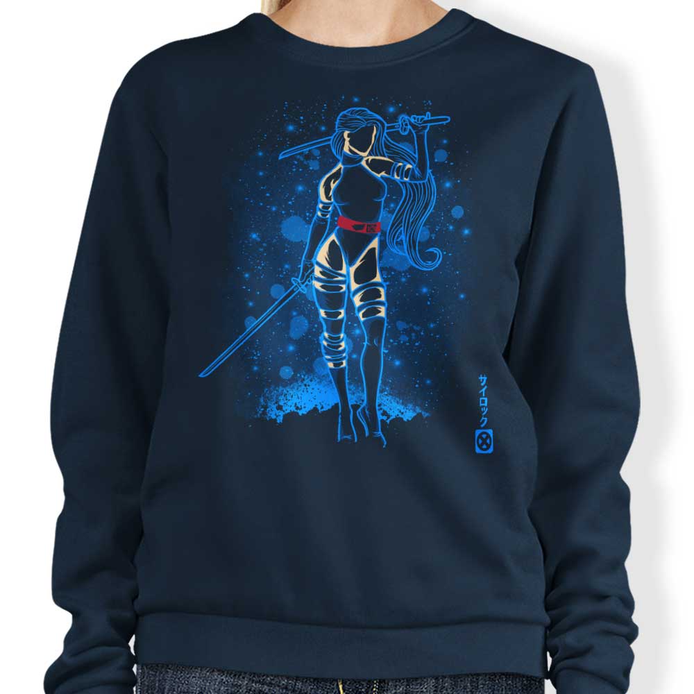 Captain Britain Inspired Crewneck Sweatshirt by Soulkr