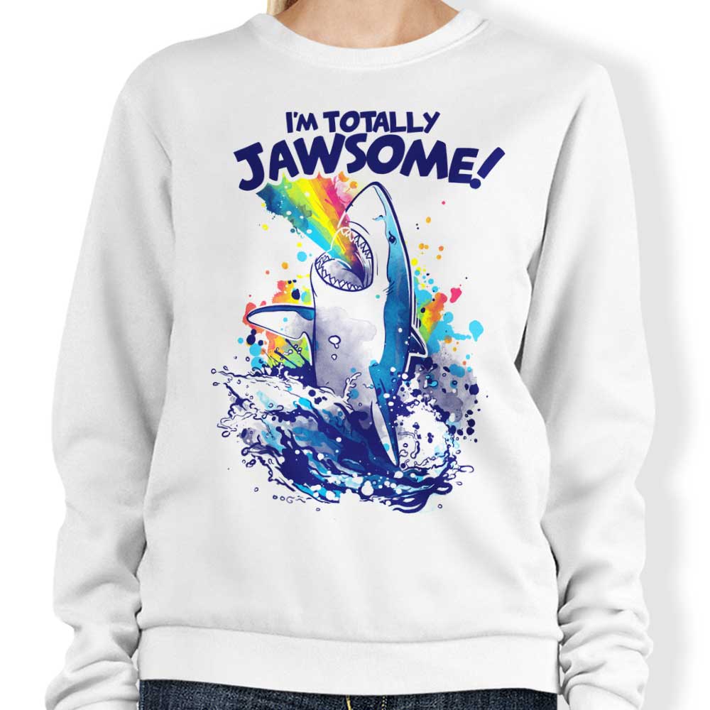 Super Awesome - 8.5 - Ounce Crewneck Sweatshirt by NemiMakeIt
