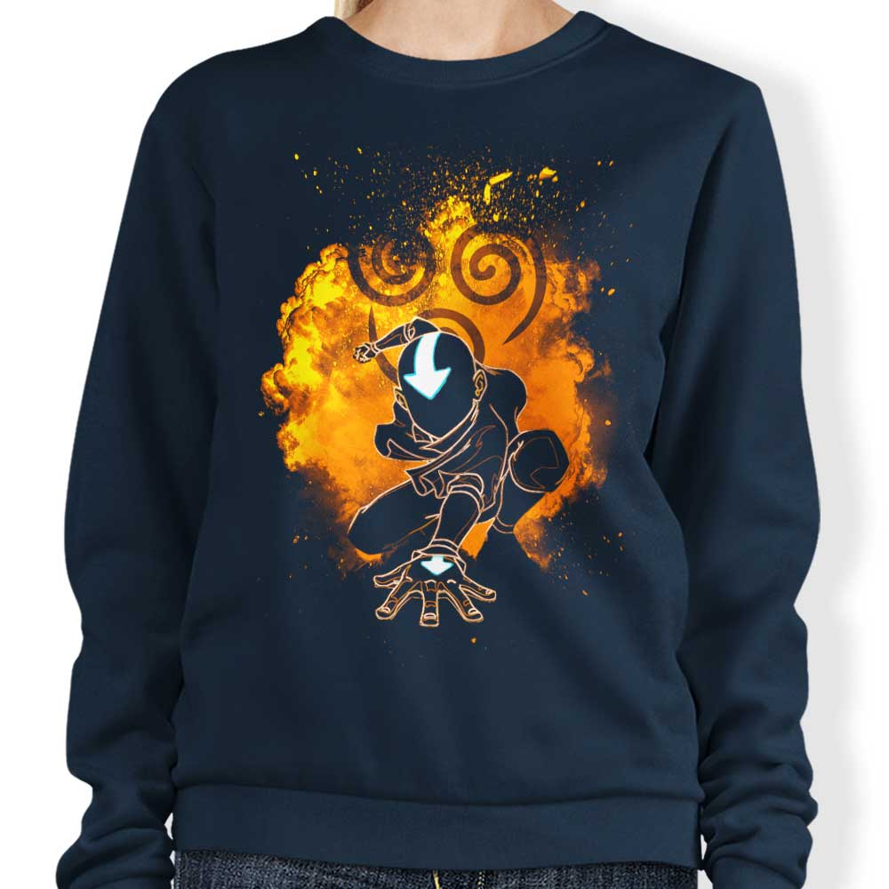 Aang's Spirit Crewneck Sweatshirt - A Donnie Illustrations Creation