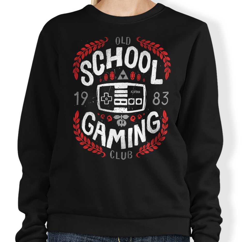 Azafran's Classic Comfortable Gaming Club Crewneck Sweatshirt