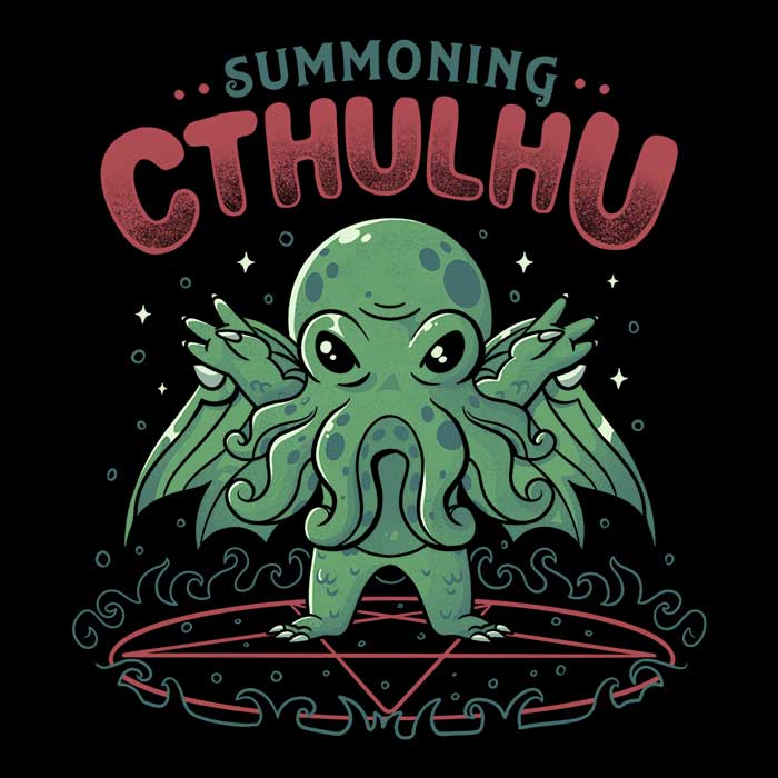Cthulhu Summoning Crewneck Sweatshirt - A Comfortable and Durable Apparel