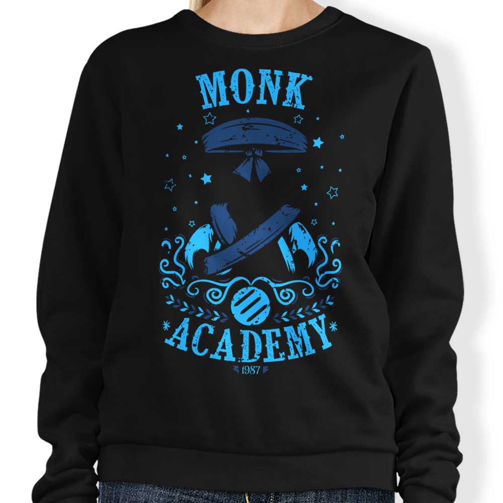Soulkr's Monk Academy Crewneck Sweatshirt for All Sizes