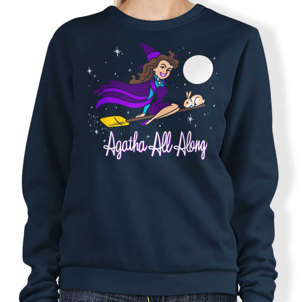 Comfortable 'Agatha All Along' Crewneck Sweatshirt for All Sizes