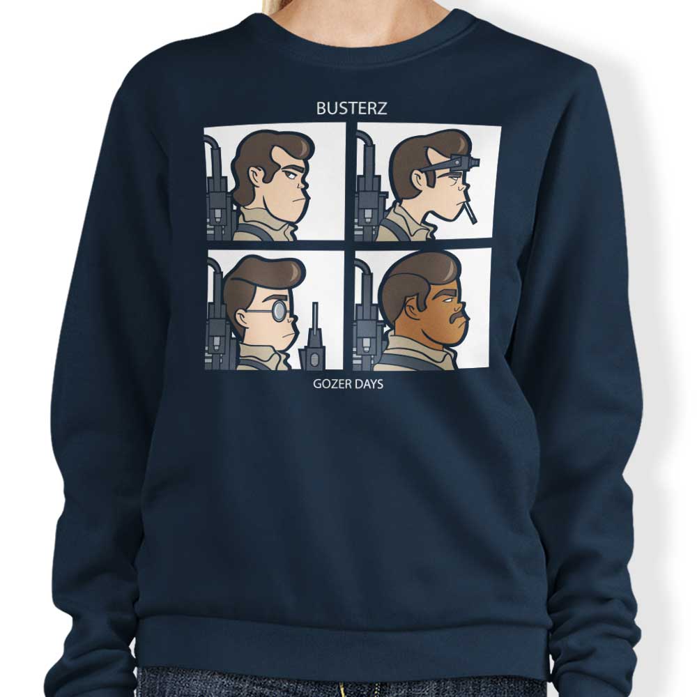 Jonathan Berger's Busterz Comfortable Crewneck Sweatshirt in S - 4XL