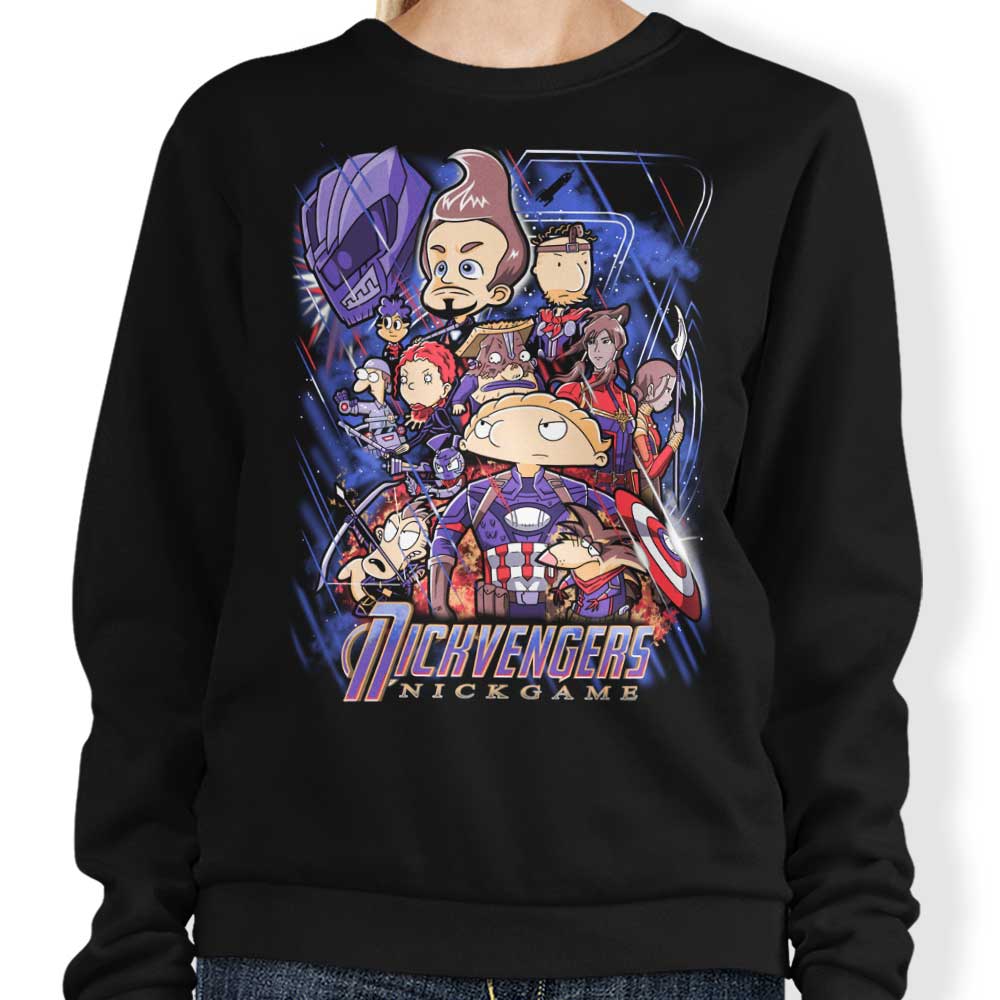 Nickgame Men's Crewneck Sweatshirt by Prime Premne Design