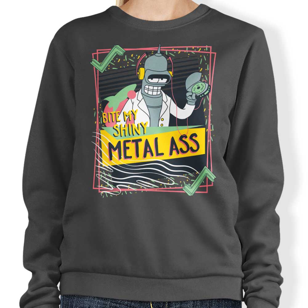 Bite Mine Crewneck Sweatshirt by Mitch Ludwig