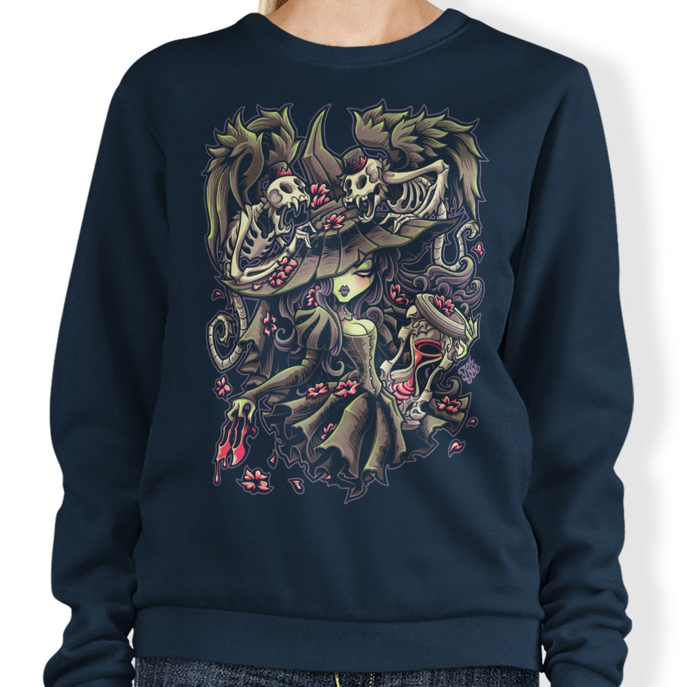 Jehsee's Enchanting Witching Hour-themed Sweatshirt for All-Day Comfort